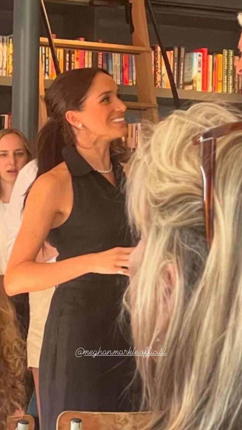 The Duchess of Sussex has spoken about her "chapter of joy" in a surprise appearance at Oprah Winfrey's book club.