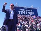 Republican presidential nominee former President Donald Trump arrives to speak during a campaign event at Central Wisconsin Airport, Saturday, Sept. 7, 2024, in Mosinee, Wis. (AP Photo/Alex Brandon)