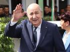 Algeria's Abdelmadjid Tebboune has won a second term as president. (EPA PHOTO)