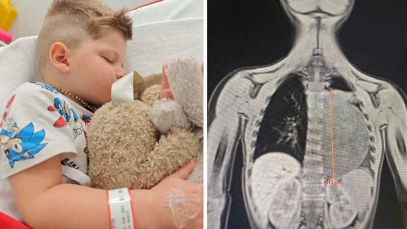 AJ was taken to the hospital for what was believed to be a bad flu, what they found was much more troubling.