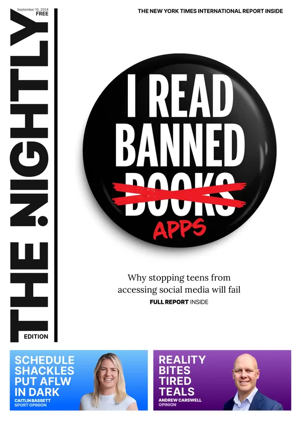 The front page of The Nightly for 10-09-2024