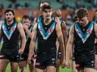 Shellshocked Port Adelaide players had an honest review of their horror qualifying final loss. (Matt Turner/AAP PHOTOS)