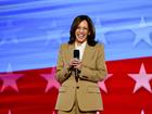 US Vice President Kamala Harris during the Democratic National Convention (DNC).