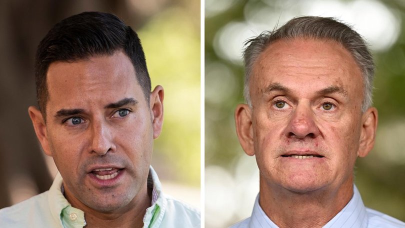 A judge has delivered his decision in Alex Greenwich's defamation case against Mark Latham. (Flavio Brancaleone, Dan Himbrechts/AAP PHOTOS)