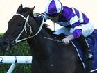 Riff Rocket, ridden by James McDonald, wins the Australia Derby at Randwick.