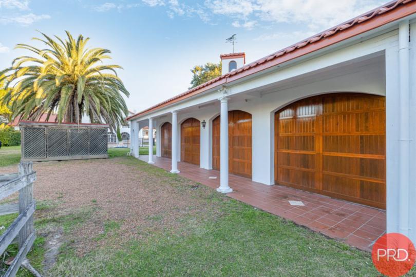 The property's horse stables.