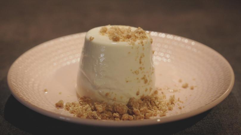 My Kitchen Rules: Ash and Cassie's panna cotta.