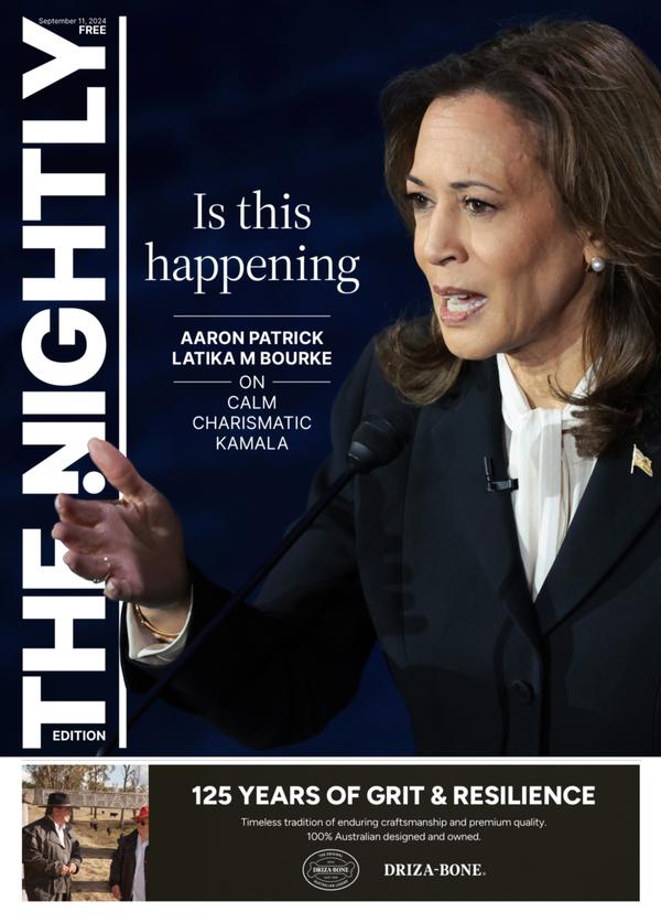 The front page of The Nightly for 11-09-2024