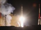 A Soyuz-2.1 rocket booster with a Soyuz MS-26 space ship blasted off from Baikonur cosmodrome.