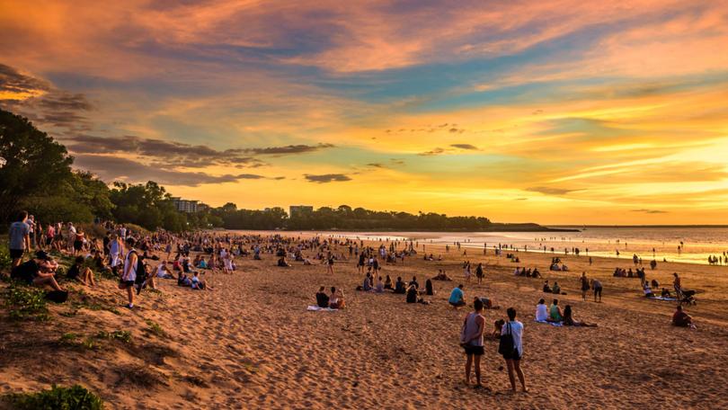 Mindil Beach Sunset Market in Darwin, Northern Territory Posnov