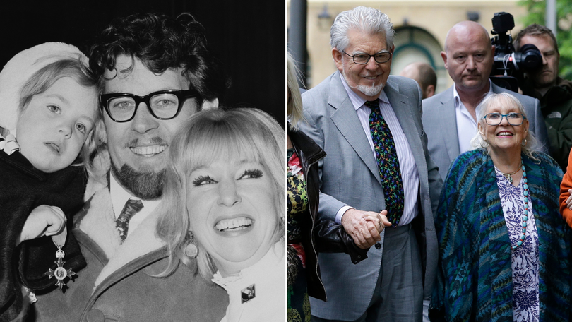 Rolf Harris’ widow Alwen Hughes has died at the age of 92.