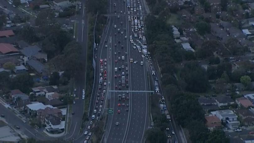 Delays are building on the motorway.