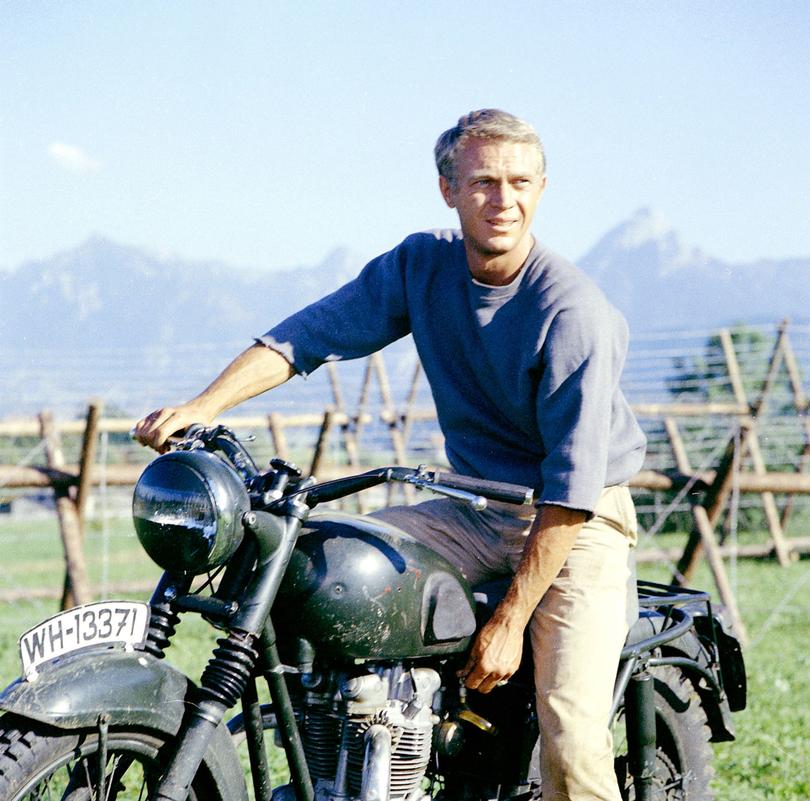 Steve McQueen in The Great Escape.