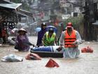 Typhoon Yagi has triggered severe flooding in Hanoi. (EPA PHOTO)