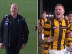 Ken Hinkley launched a verbal tirade at Hawthorn, whose captain James Sicily was furious.