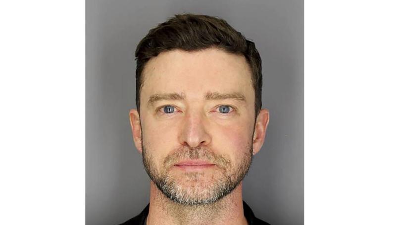 Justin Timberlake's mug shot