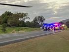 A woman has died in the crash at Myrtlevale near Proserpine.