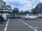 A gun has been fired at an intersection in Melbourne’s northeast after two cars collided.