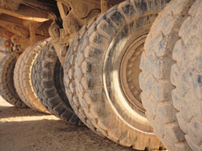 A tyre has fallen on a young worker at a Queensland coal mine. File image.