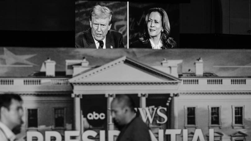 Vice President Kamala Harris and Former President Donald Trump during the general election presidential debate.