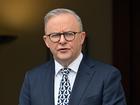 Prime Minister Anthony Albanese at a press conference at Parliament House in Canberra, Thursday, September 12, 2024. 