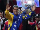 President Nicolas Maduro addresses supporters after his controversial win.