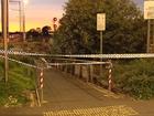 A teenage boy has been slashed with a machete at a train station in Melbourne’s west.