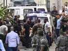 Paramedics transport an injured person to the American University of Beirut Medical Center (AUBMC) after an incident involving Hezbollah members' wireless devices in Beirut, Lebanon.