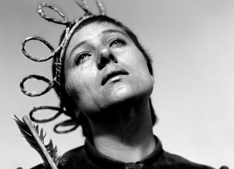 Renee Falconetti in The Passion of Joan of Arc.