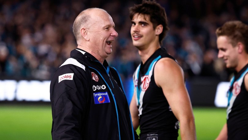 Hinkley copped a $20,000 fine after taunting Hawthorn players during his club’s three-point semi-final win on Friday night.