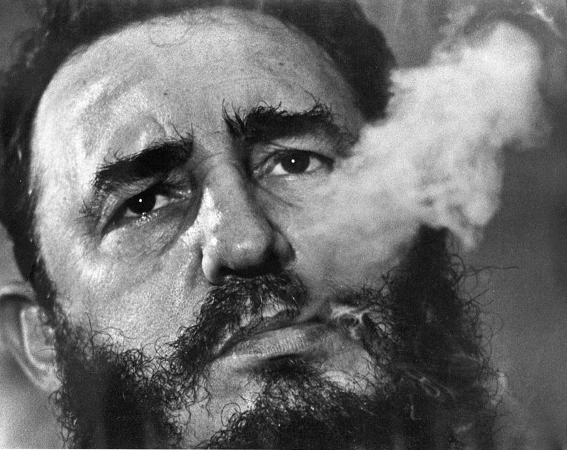 Plot survivor: A bid to poison Fidel Castro failed when the assassin got cold feet, the CIA papers show. Picture: Associated Press