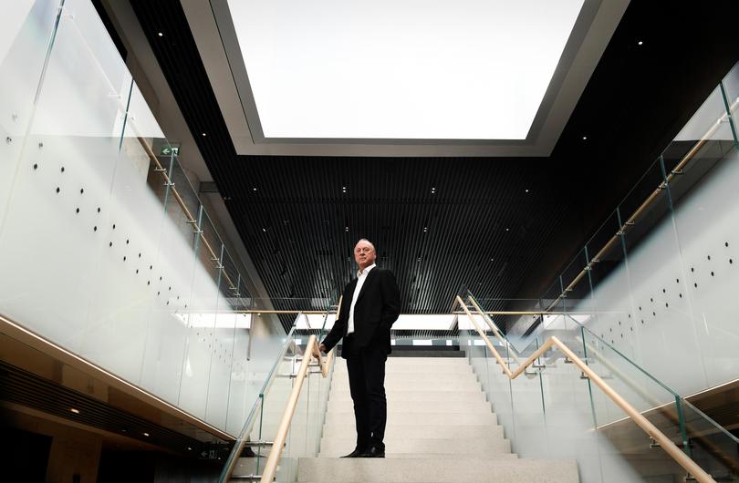 Mineral Resources managing director Chris Ellison pictured at their offices in Osborne Park. 