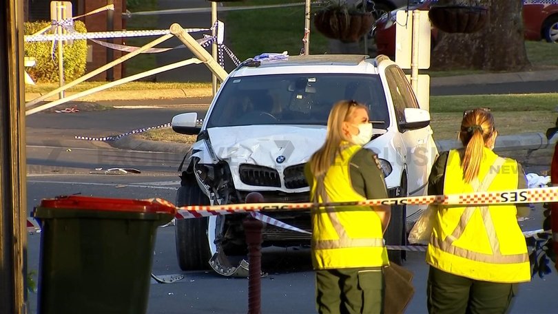 William Swale crashed into patrons sitting in the Royal Hotel Beer Garden in Daylesford. 