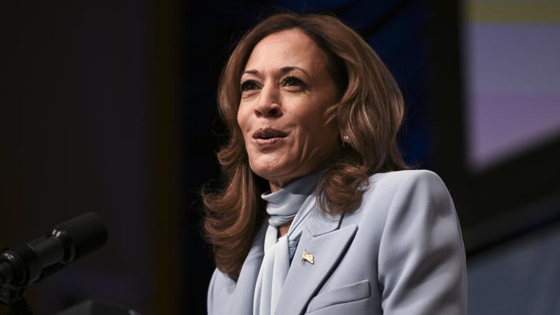 Vice President Kamala Harris, the Democratic presidential nominee, speaks during the Congressional Hispanic Caucus Institute's 47th Annual Leadership Conference in Washington, on Sept. 18, 2024. 