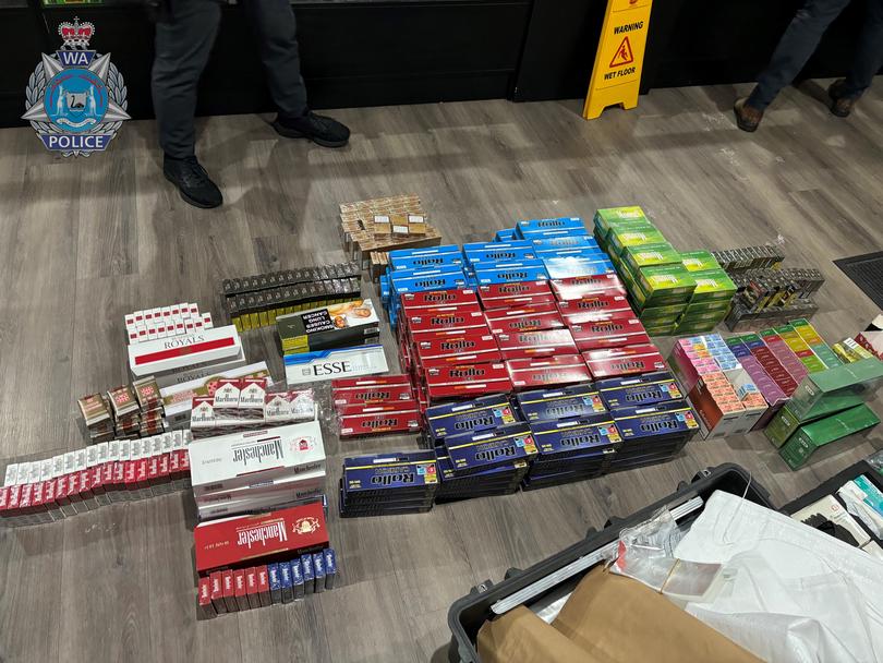 Thousands of vapes and hundreds of kilos of illicit tobacco have been seized from properties in WA’s regions during a crackdown by police into an illegal tobacco ring worth millions