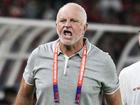 Graham Arnold during the Indonesia match.