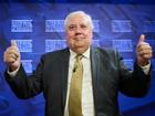 CANBERRA, AUSTRALIA - APRIL 07: Clive Palmer, Chairman of The United Australia Party, delivers the National Press Club address at the National Press Club on April 07, 2022 in Canberra, Australia. Palmer used his National Press Club address to speak about the Australian Economic Debt, where it is heading and what the United Australian Party's finance policy will be. (Photo by Rohan Thomson/Getty Images) Rohan Thomson