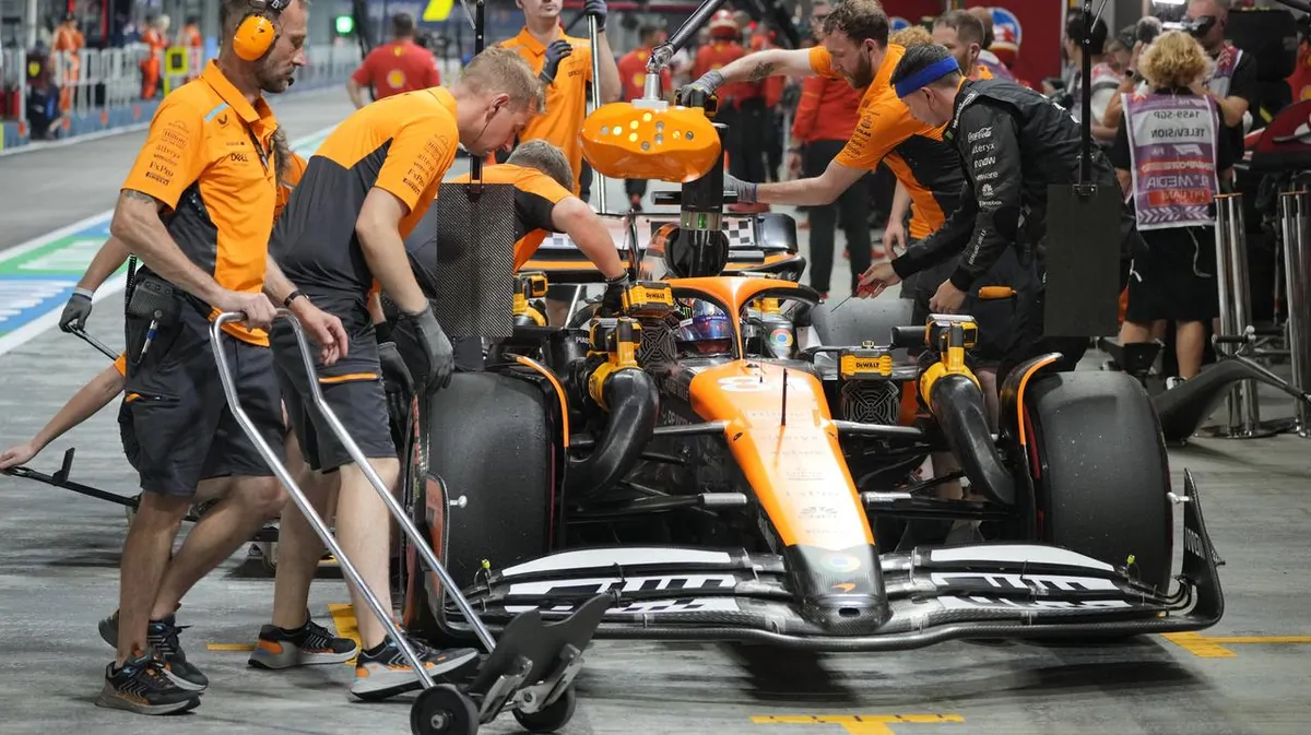 McLaren to modify rear wing after complaints from Red Bull despite ...