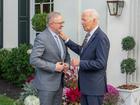 Joe Biden and Anthony Albanese reaffirmed their commitment to AUKUS during a visit to the US President’s Delaware home. 