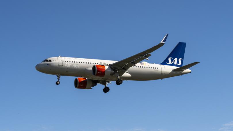 The Scandinavian Airlines flight from Oslo was diverted to Copenhagen.