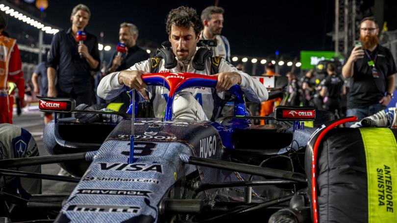 Daniel Ricciardo at the Formula 1 Singapore Grand Prix on Sunday.