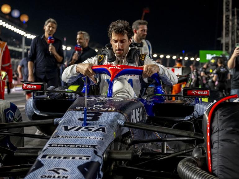 Daniel Ricciardo at the Formula 1 Singapore Grand Prix on Sunday.