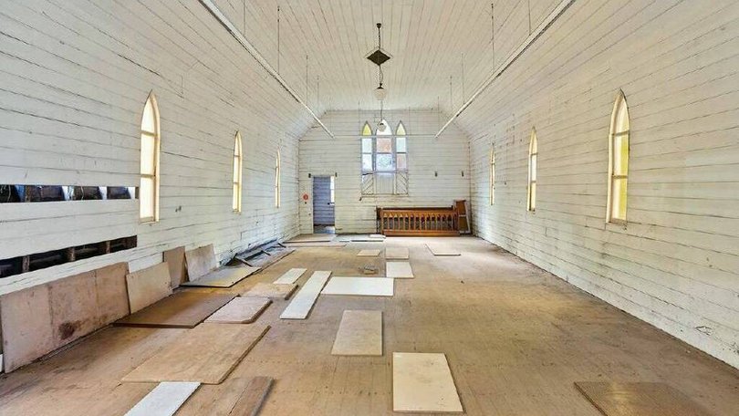 The former St Clement's Roman Catholic Church in Mount Kembla.