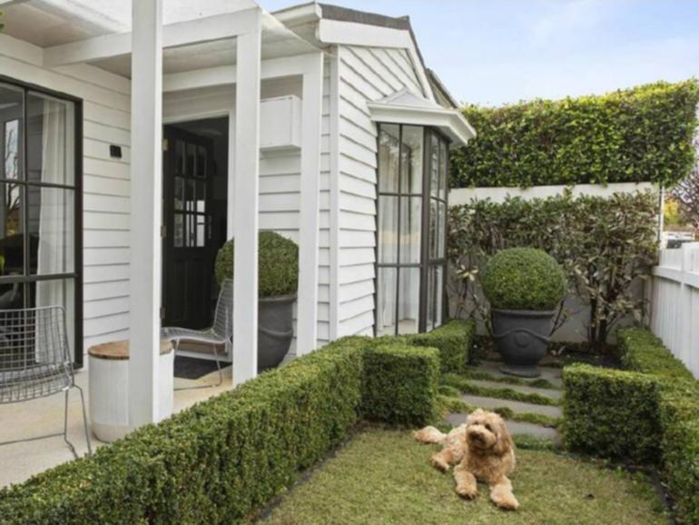 This property at 13 Railway Parade, Newport, in Victoria, featured a cute Cavoodle and sold well above the listing price.