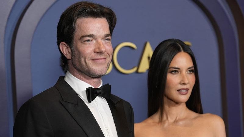 John Mulaney and Olivia Munn have announced the arrival of a baby girl. (AP PHOTO)