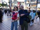 Nina Oyama and Shaun Micallef in Tokyo in Origin Odyssey.