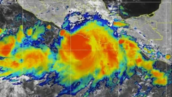 Hurricane John is rapidly developing into a major catastrophic storm.