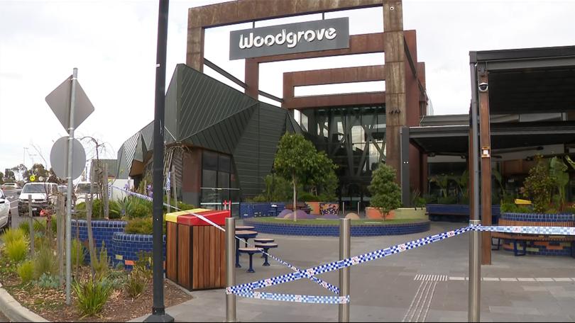 The stabbing occurred at Woodgrove Shopping Centre in Melton.