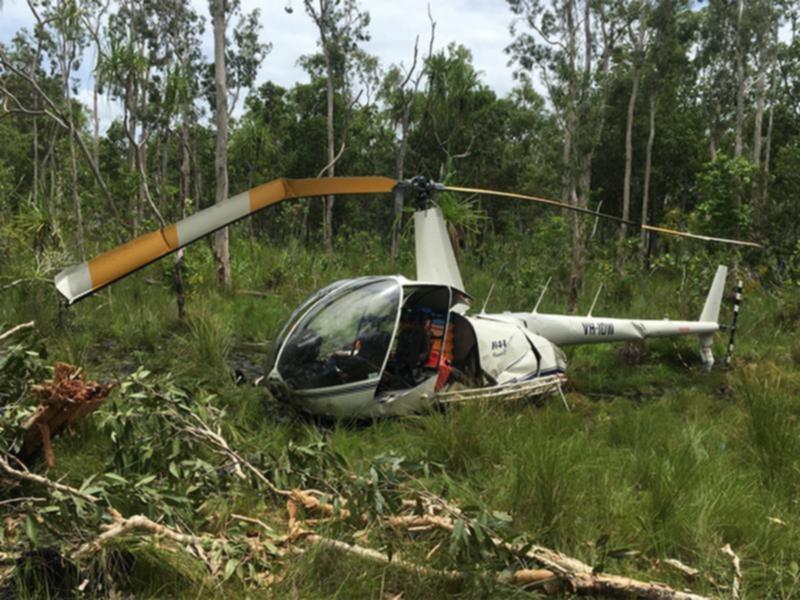 Robinson R44 helicopter that crashed in Arnhem Land (file image)