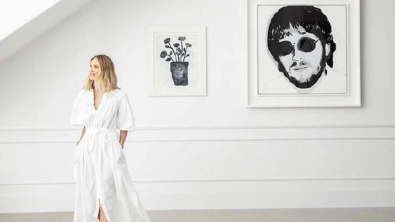 Elle Macpherson inside her Florida home.